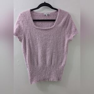 San Francisco Soft Pink Fuzzy Women's Sweater